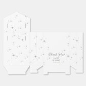 Ballotins Mariage Astronomie Lune Soleil Argent Blanc Célest (Déplié)