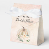 Ballotins Mariage automnal citrouille crème rose doré (Verso)