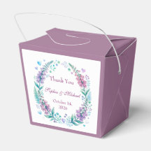 Mariage aux digitales romantiques