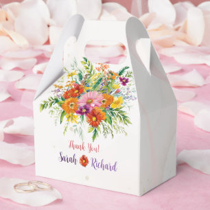 Ballotins Mariage aux fleurs sauvages, Remerciement floral r