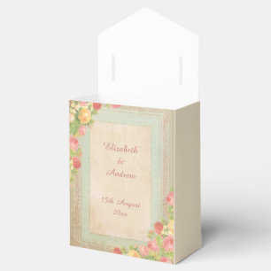 Ballotins Mariage aux Roses Élégantes Vintage