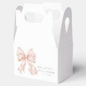 Ballotins Mariage avec un Nœud Rose (Ouvert)