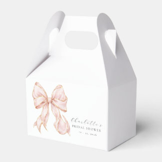 Ballotins Mariage avec un Nœud Rose