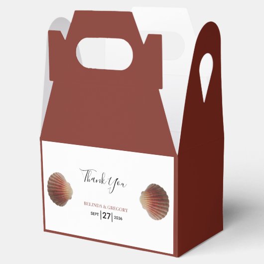 Ballotins Mariage Beach Seashell Clams (Ouvert)