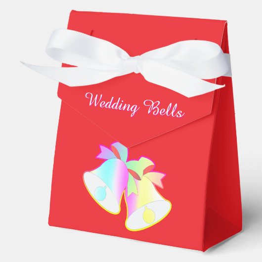Ballotins Mariage Bells Red (Recto)