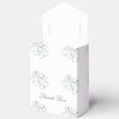 Ballotins Mariage Bells répéter le Merci blanc (Ouvrir)