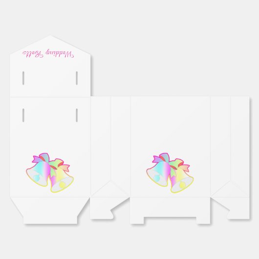 Ballotins Mariage Bells White (Déplié)