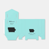 Ballotins Mariage Bienvenue à Iowa Ballotin State Map (Déplié)