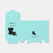 Ballotins Mariage Bienvenue à Louisiana Ballotin State Map (Déplié)