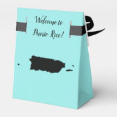 Ballotins Mariage Bienvenue au Ballotin Porto Rico Map (Arrière)