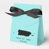 Ballotins Mariage Bienvenue au Ballotin Porto Rico Map (Verso)