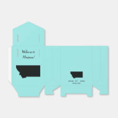 Ballotins Mariage Bienvenue au Montana Ballotin State Map (Déplié)