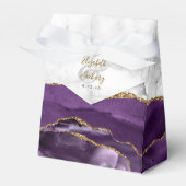 Ballotins Mariage Bille d'agate Gold Purple (Verso)