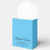 Ballotins Mariage bleu élégant (Ouvrir)