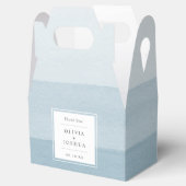 Ballotins Mariage bleu moderne (Ouvert)