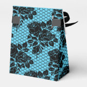 Ballotins Mariage bleu noir et Turquoise (Arrière)