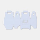 Ballotins Mariage bleu opulent (Déplié)