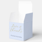 Ballotins Mariage bleu opulent (Ouvert)