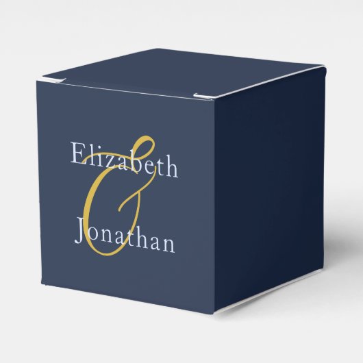 Ballotins Mariage bleu opulent (Verso)