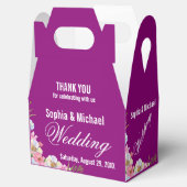 Ballotins Mariage bleu rose aquarelle (Ouvert)