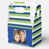 Ballotins Mariage bleu vert PHOTO 2 (Ouvert)