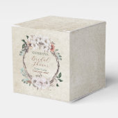 Ballotins Mariage Bohème Automnal aux Fleurs Estompées (Verso)