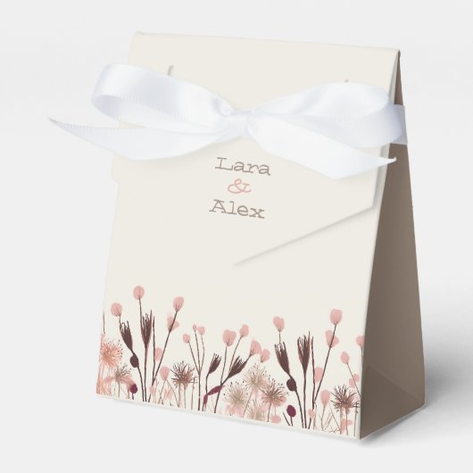 Ballotins Mariage Bohème aux Fleurs Sauvages (Verso)