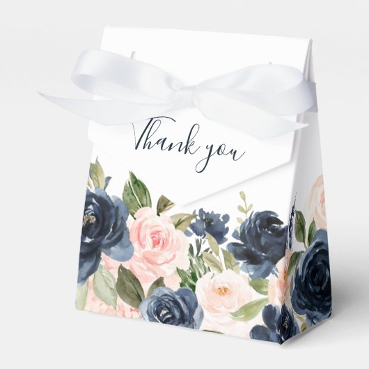 Ballotins Mariage Boho bleu bleu bleu rose bleu marine (Verso)