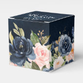 Ballotins Mariage Boho bleu bleu bleu rose bleu marine (Verso)