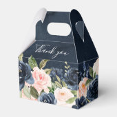 Ballotins Mariage Boho bleu bleu bleu rose bleu marine (Verso)