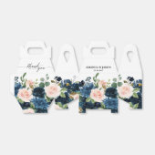 Ballotins Mariage Boho bleu bleu bleu rose bleu marine (Déplié)