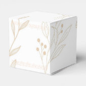 Ballotins Mariage Boho Floral Beige (Arrière)