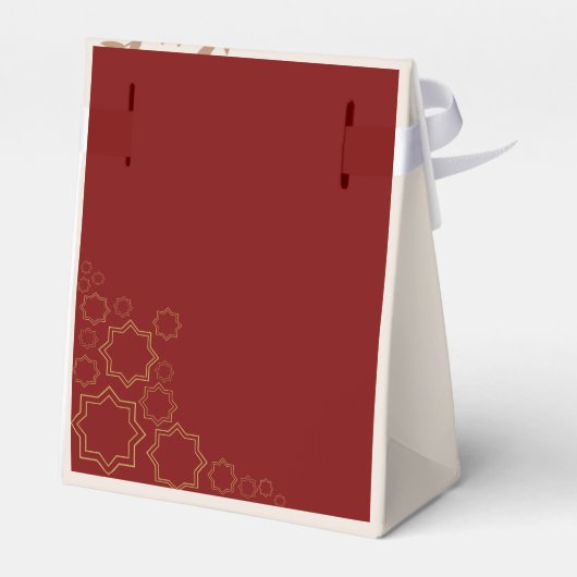 Ballotins Mariage Boho Orange Brûlé en terre cuite moderne (Arrière)