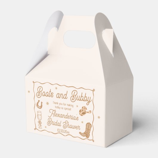 Ballotins Mariage Boots and Bubbly (Verso)