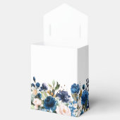 Ballotins Mariage botanique bleu bleu rose bleu marine (Ouvert)