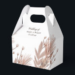 Ballotins Mariage botanique Plante Pampas et Coton<br><div class="desc">Ballotin pour Mariage - Bonbons/Cadeaux Botaniques Pampas Florals</div>
