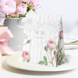 Ballotins Mariage Botanique Rose Romantique Chic Français