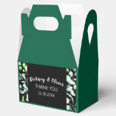 Ballotins Mariage Botanique Rustique Eucalyptus Verdure (Ouvert)