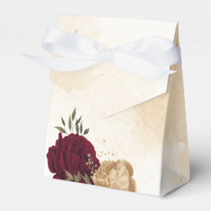 Ballotins Mariage botanique vert beige or