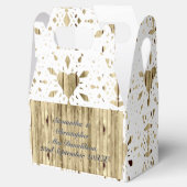 Ballotins Mariage campagnard de coeur en bois rustique et de (Ouvert)