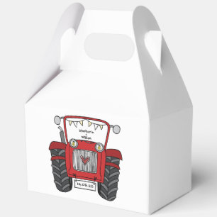 Ballotins Mariage campagnard Tracteur personnalisé Ballotin