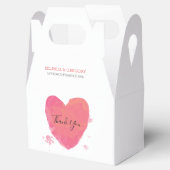 Ballotins Mariage cardiaque rustique aquarelle (Ouvert)