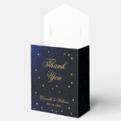 Ballotins Mariage Celestin Starry Night Blue Sky Gold Stars (Ouvert)