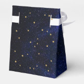 Ballotins Mariage Celestin Starry Night Blue Sky Gold Stars (Arrière)
