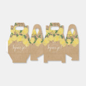 Ballotins Mariage Champêtre avec Citron : Squeeze de Main de (Déplié)