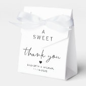 Ballotins Mariage Chic Merci Doux (Verso)