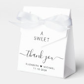 Ballotins Mariage Chic Un Doux Merci (Verso)
