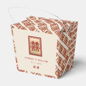 Ballotins Mariage chinois à double bonheur (Arrière)