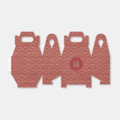 Ballotins Mariage chinois double bonheur Gold Red Gable (Déplié)