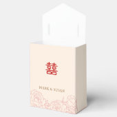 Ballotins Mariage chinois Elégant Double Bonheur (Ouvert)